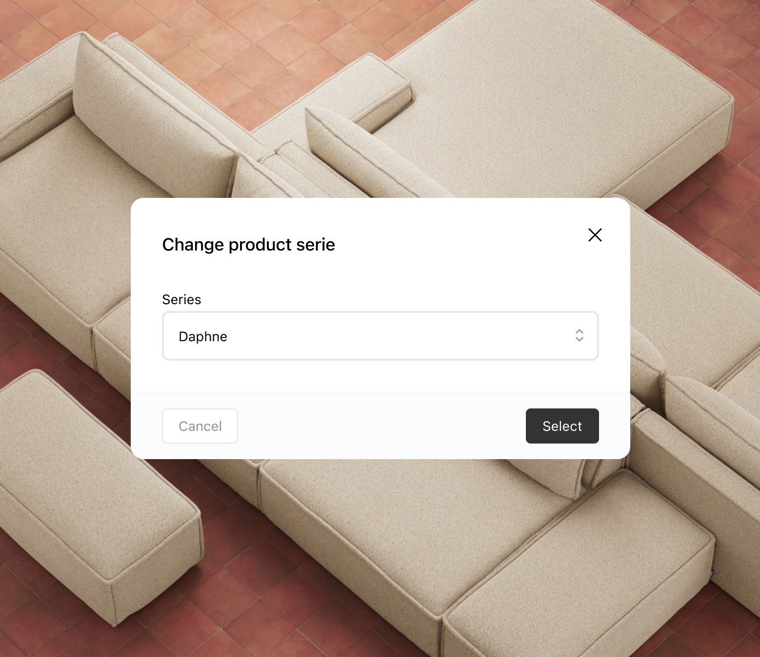 Change Product Series in the Product Planner